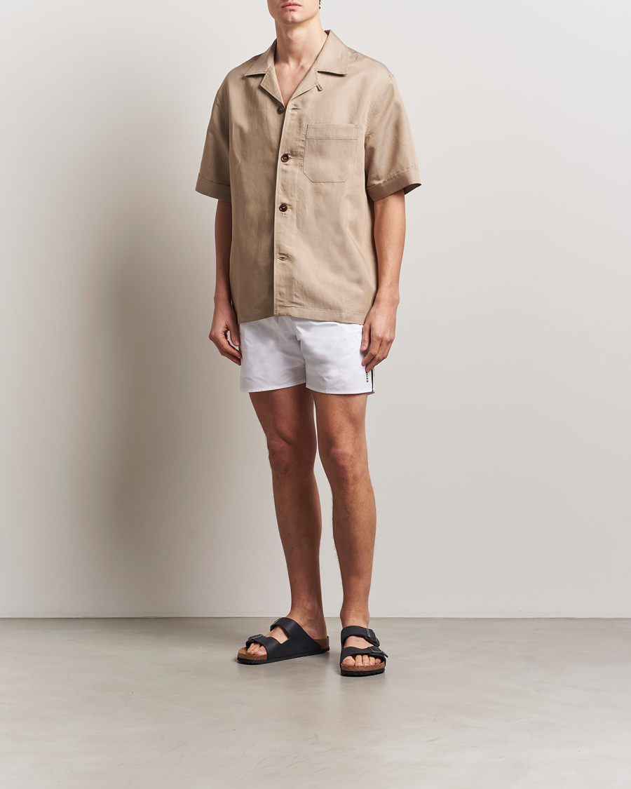 Uomini | Costumi da bagno | BOSS BLACK | Iconic Swimshort White