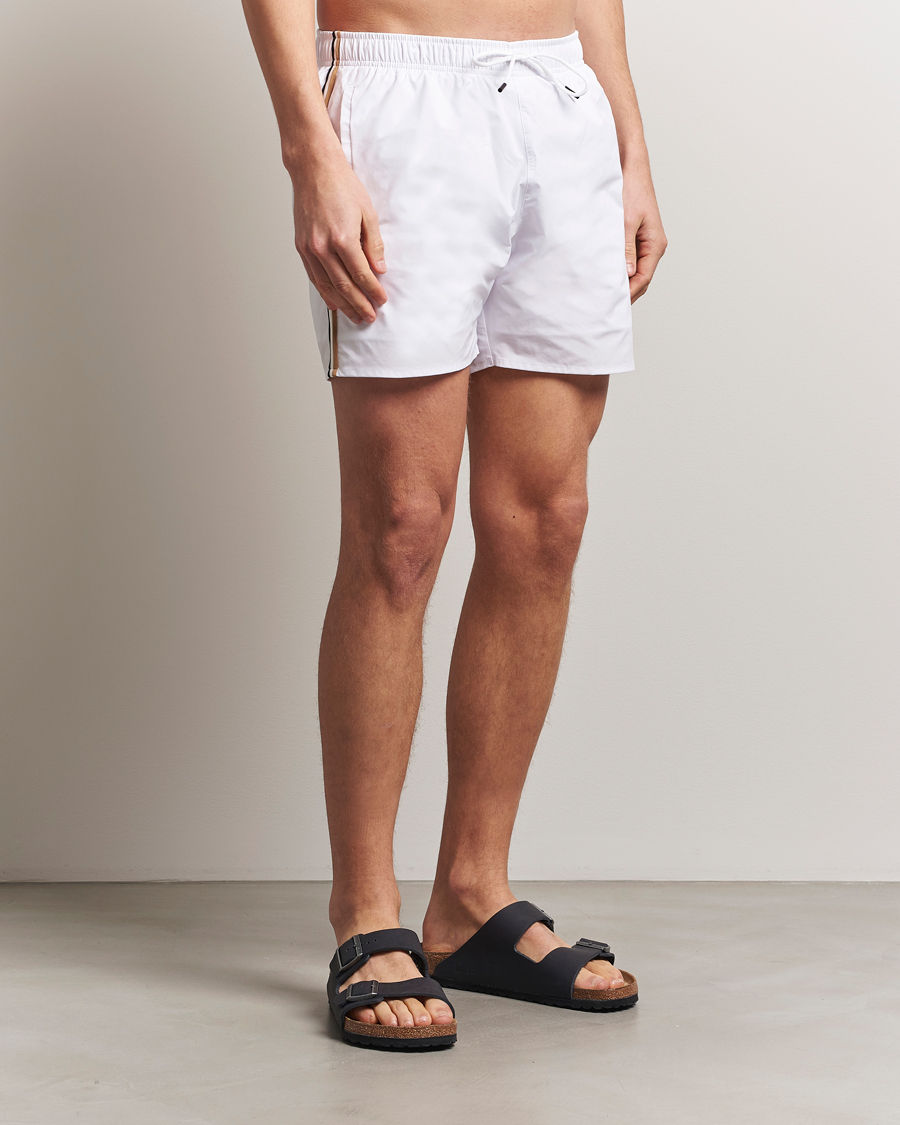 Uomini | Costumi da bagno | BOSS BLACK | Iconic Swimshort White