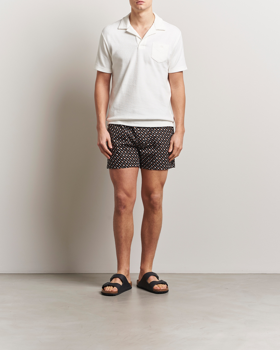 Uomini | Costumi da bagno | BOSS BLACK | Manu Monogram Swimshorts Black