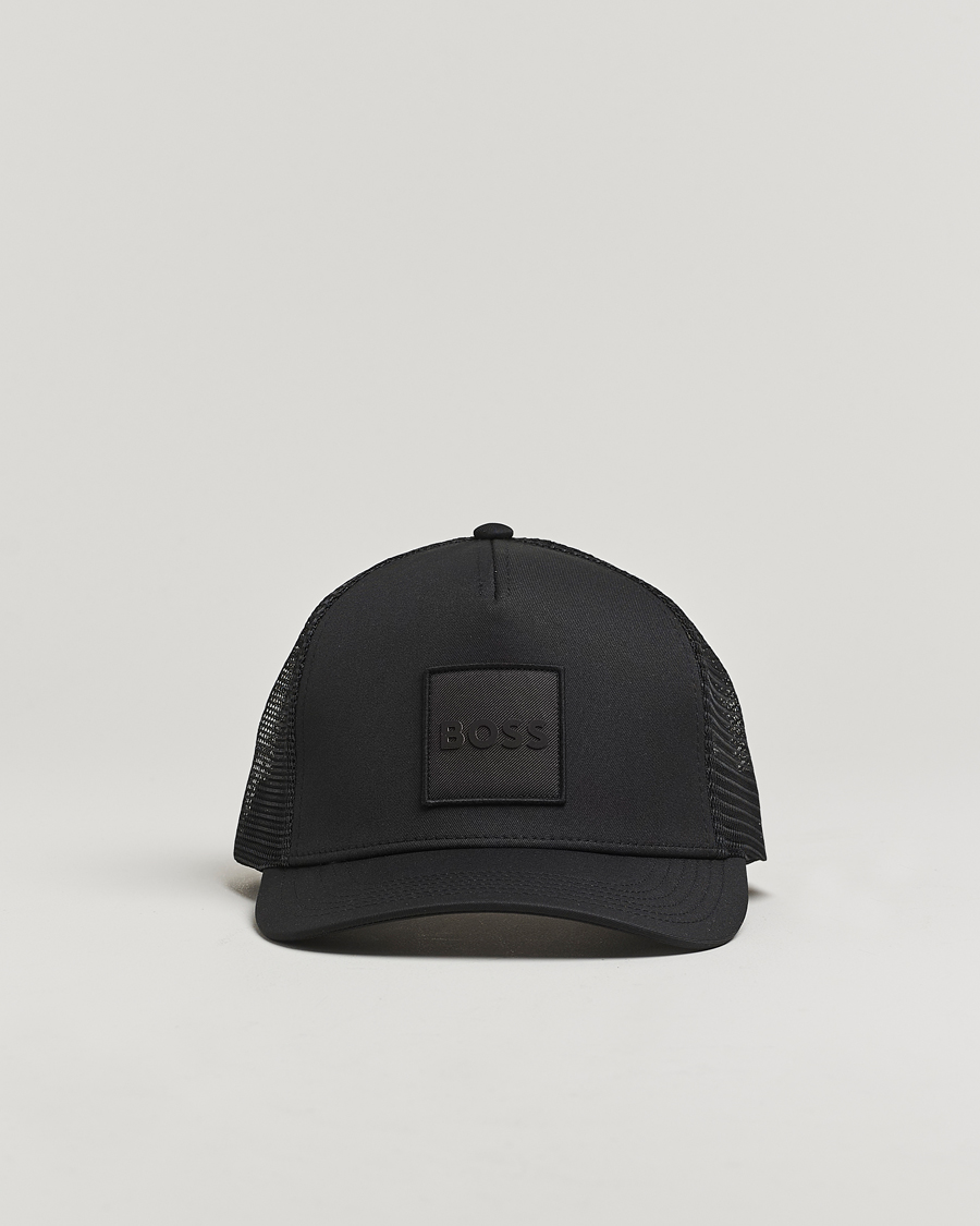 Uomini | BOSS ORANGE Elliot Trucker Cap Black | BOSS ORANGE | Elliot Trucker Cap Black