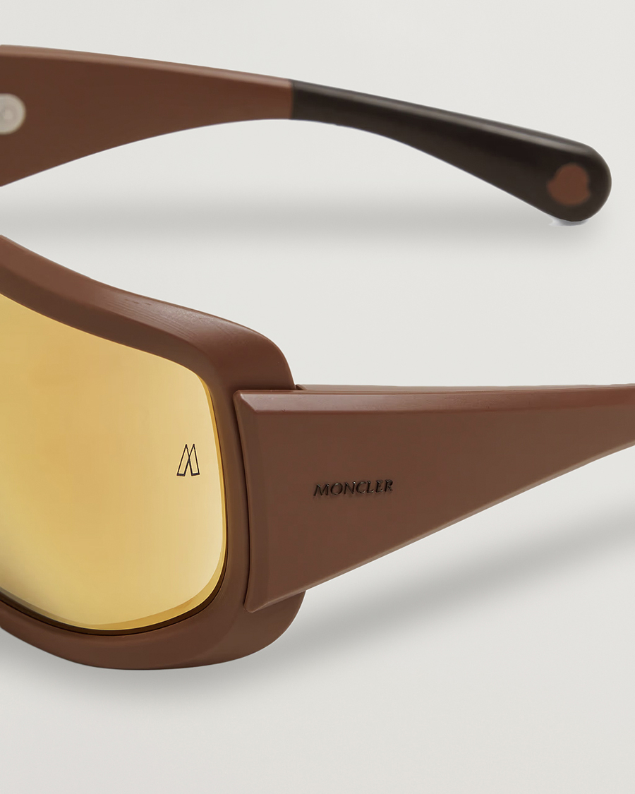 Uomini | Occhiali da sole | Moncler Lunettes | Snowseeker Sunglasses Matte Brown