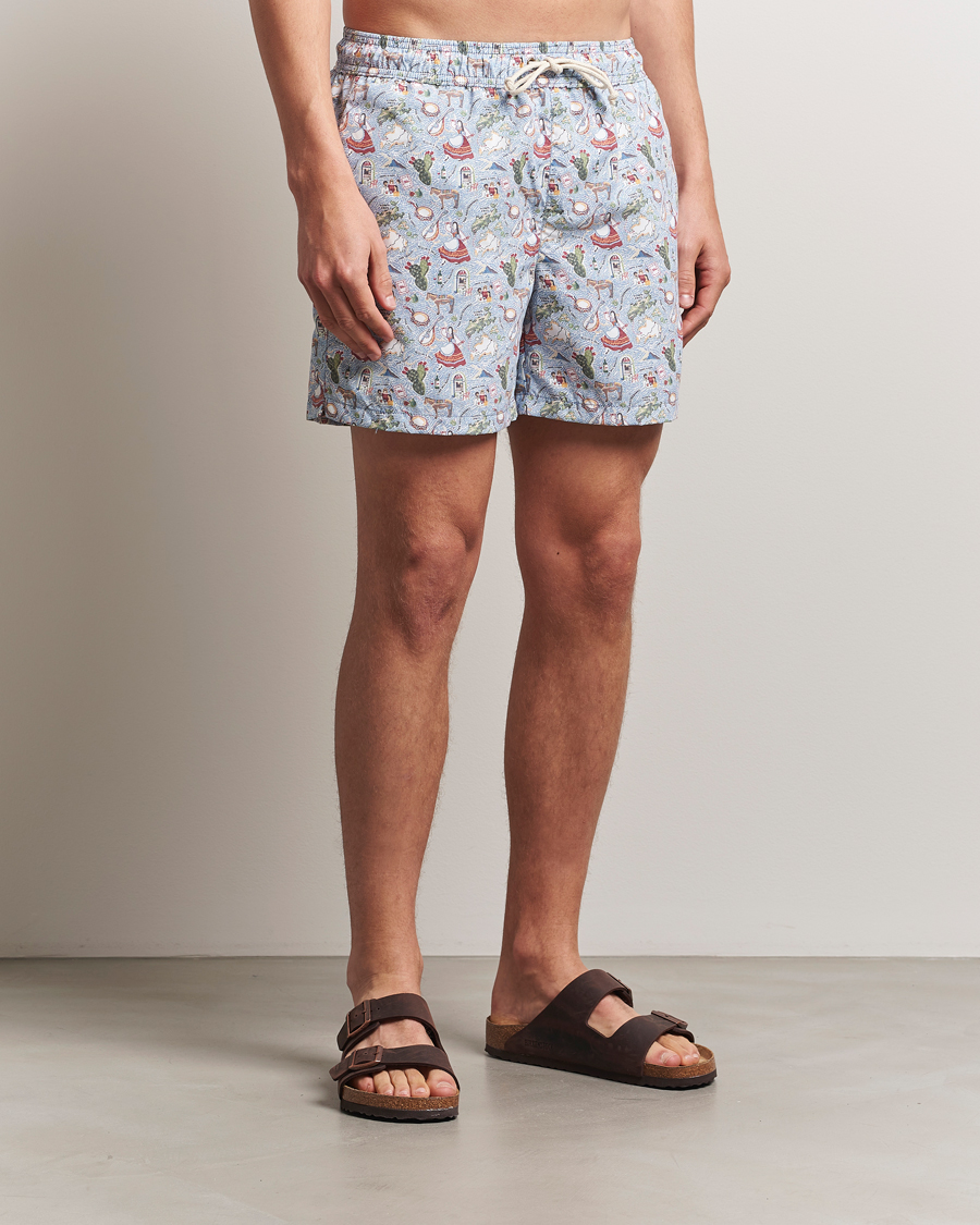 Uomini | Costumi da bagno | Ripa Ripa | Printed Swimshorts Blue