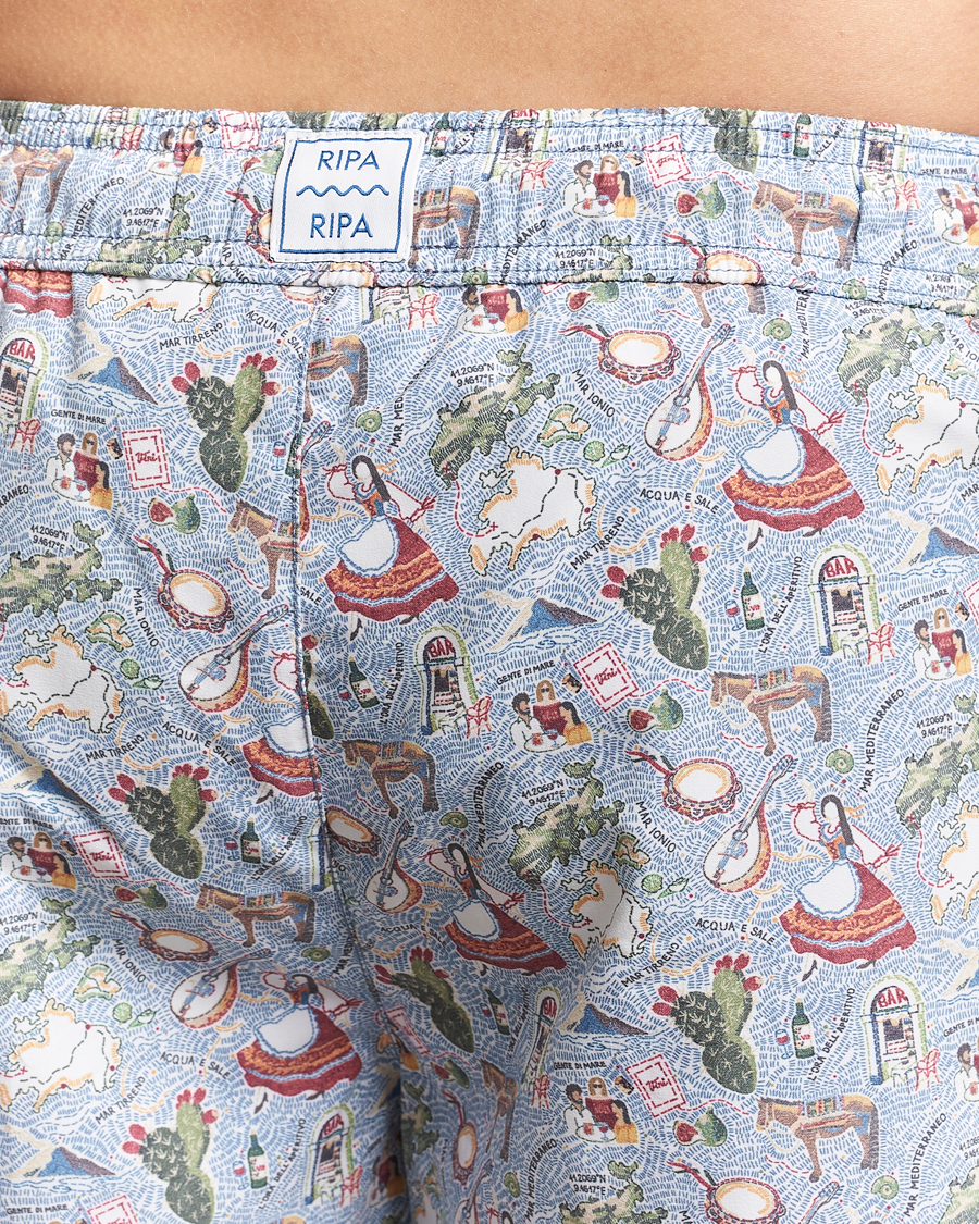 Uomini | Costumi da bagno | Ripa Ripa | Printed Swimshorts Blue