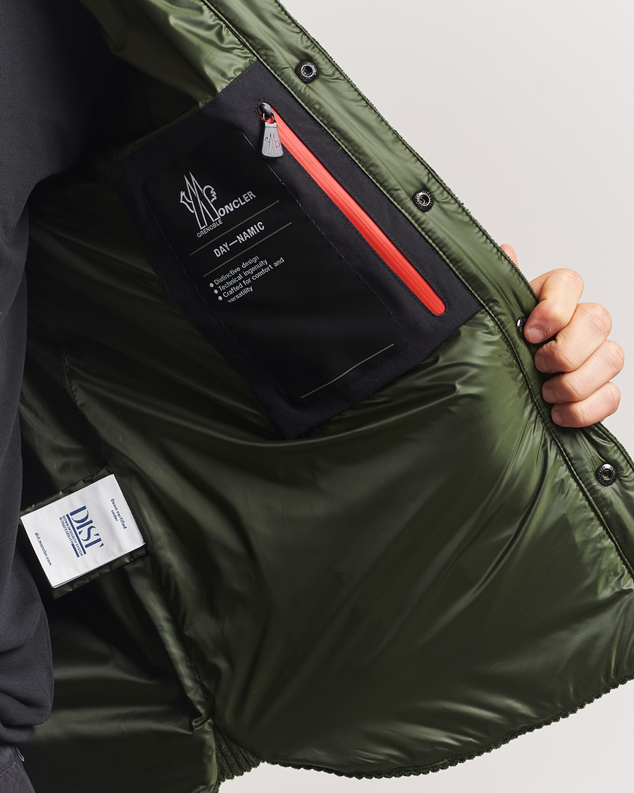 Uomini | Giacche | Moncler Grenoble | Gelt Corduroy Shirt Jacket Military