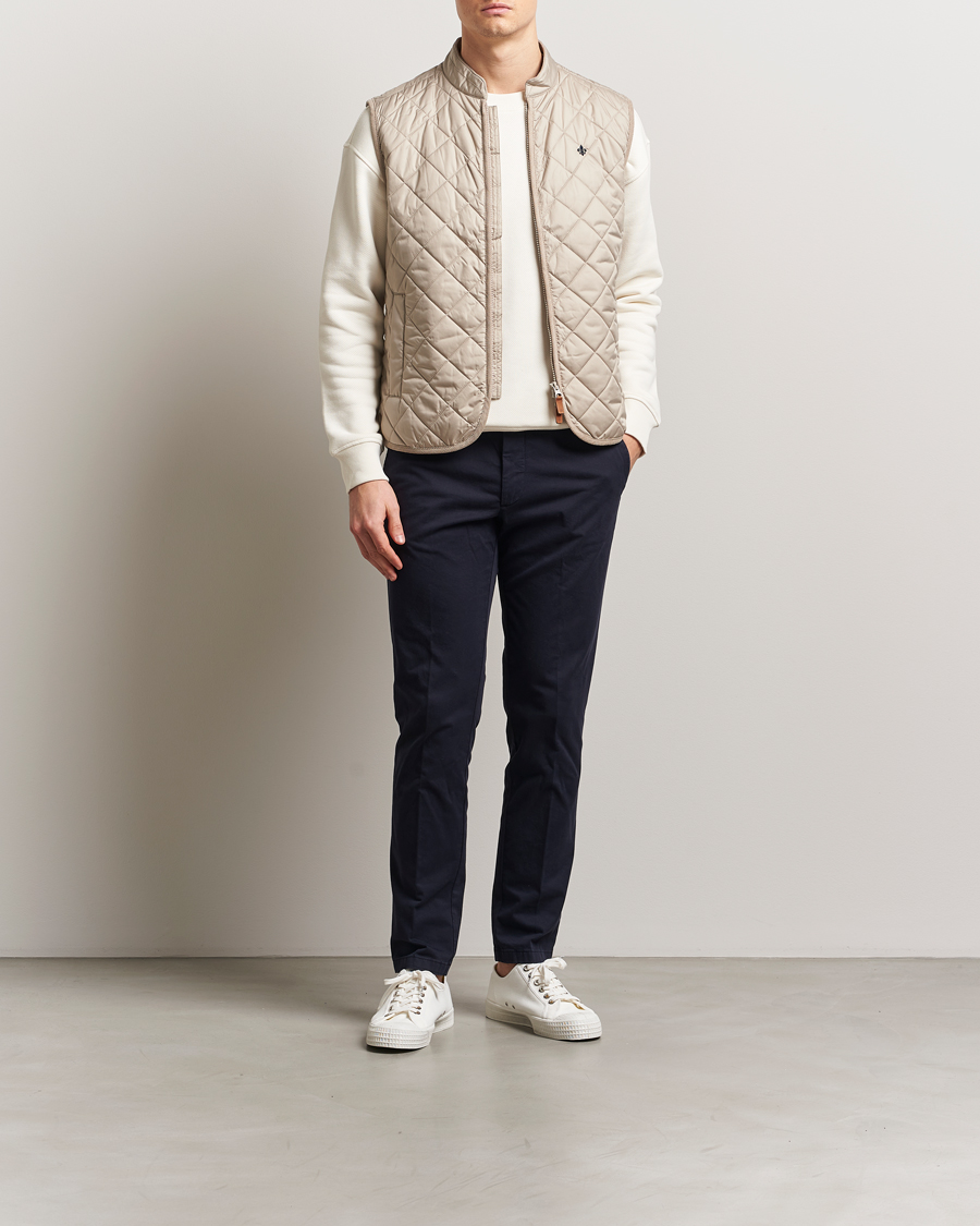 Uomini | Gilet | Morris | Teddy Quilted Vest Khaki