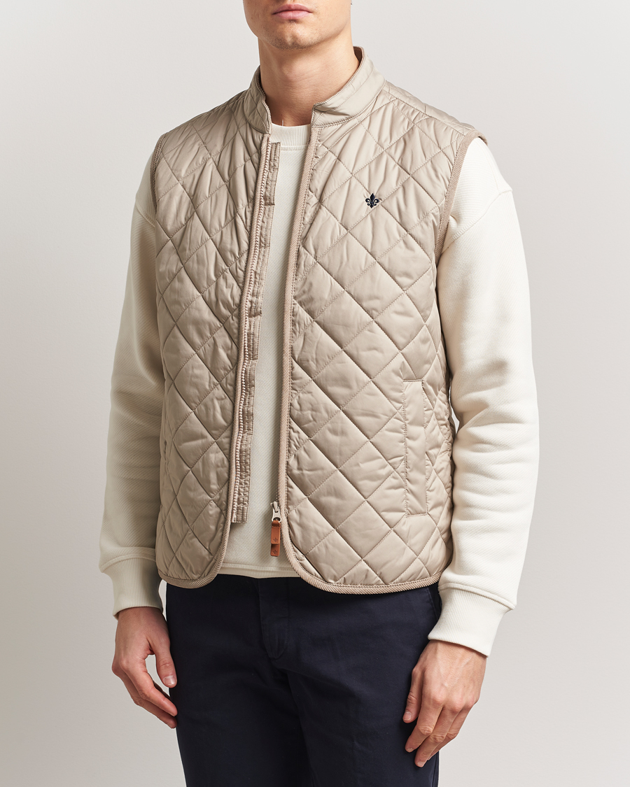 Uomini | Gilet | Morris | Teddy Quilted Vest Khaki