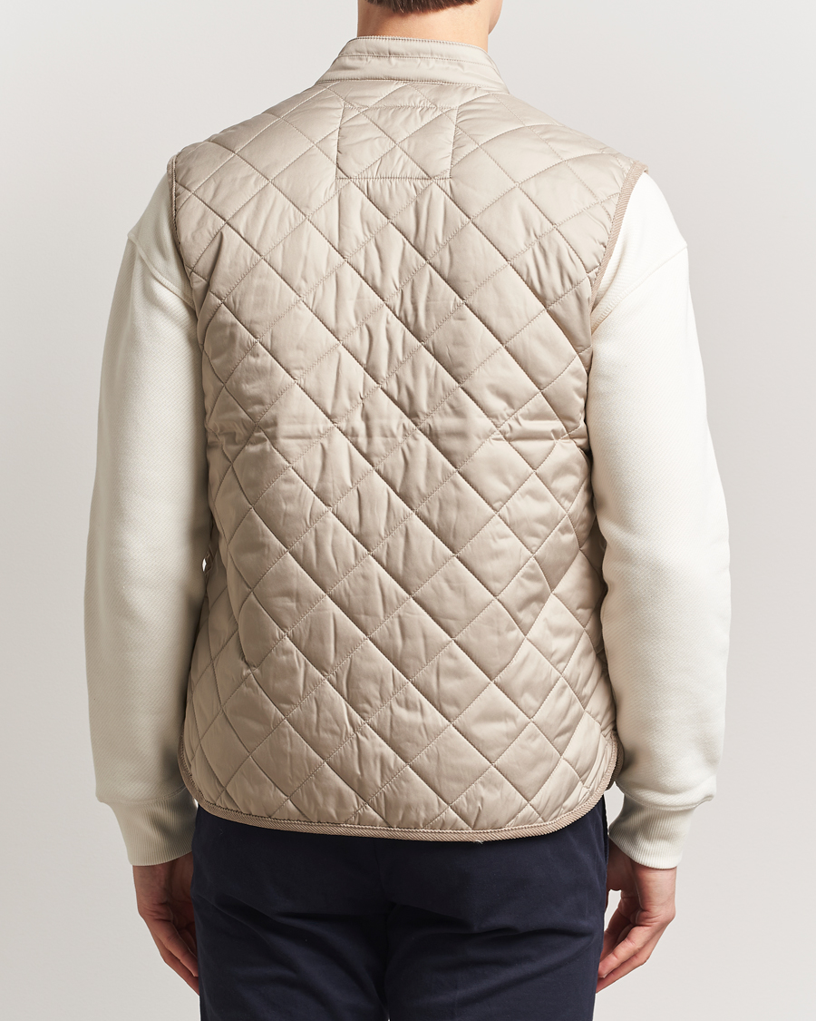 Uomini | Gilet | Morris | Teddy Quilted Vest Khaki