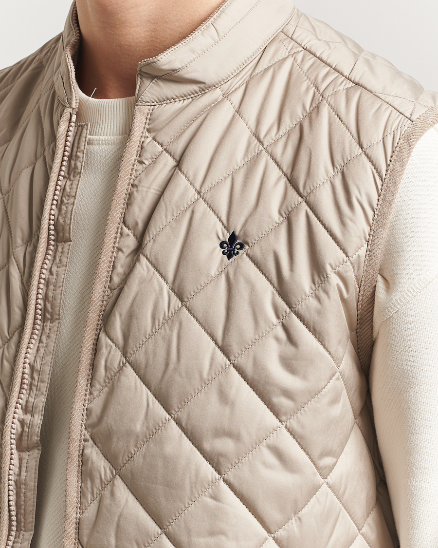 Uomini | Gilet | Morris | Teddy Quilted Vest Khaki