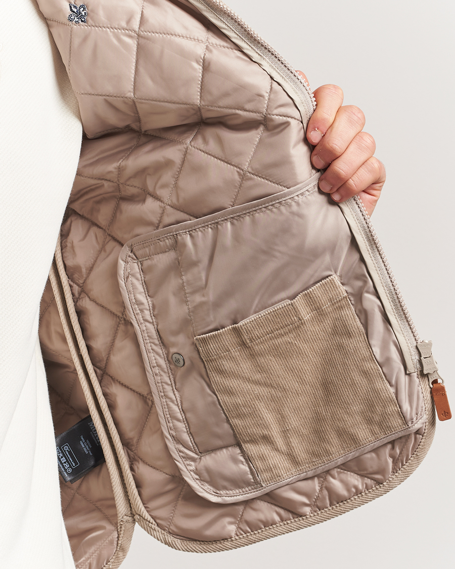 Uomini | Gilet | Morris | Teddy Quilted Vest Khaki