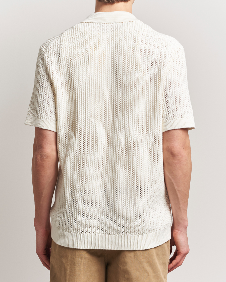 Uomini | Camicie | Morris | Connors Short Sleeve Shirt Off White