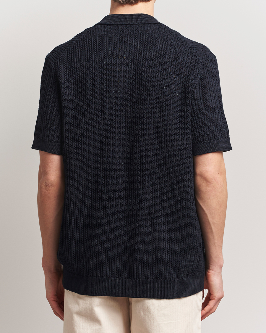 Uomini | Camicie | Morris | Connors Short Sleeve Shirt Old Blue