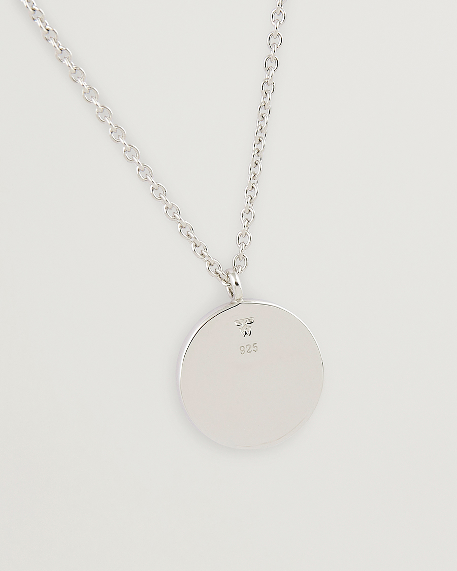 Uomini | Gioielli | Tom Wood | Coin Pendand Necklace Silver