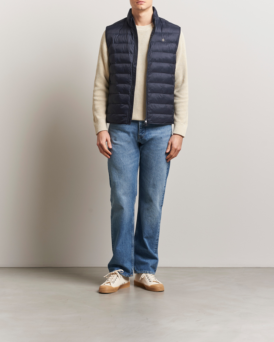 Uomini | Gilet | Morris | Norfolk Liner Vest Navy