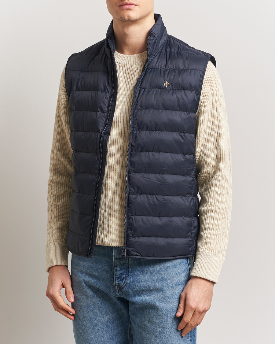 Uomini | Gilet | Morris | Norfolk Liner Vest Navy