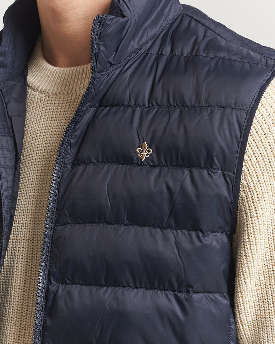 Uomini | Gilet | Morris | Norfolk Liner Vest Navy