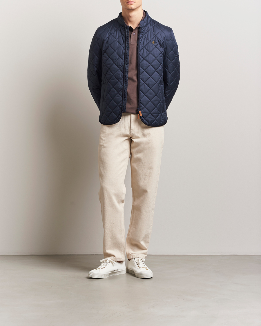 Uomini | Giacche | Morris | Teddy Quilted Jacket Navy