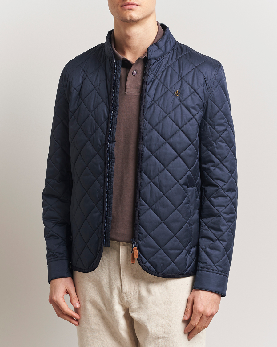Uomini | Giacche | Morris | Teddy Quilted Jacket Navy