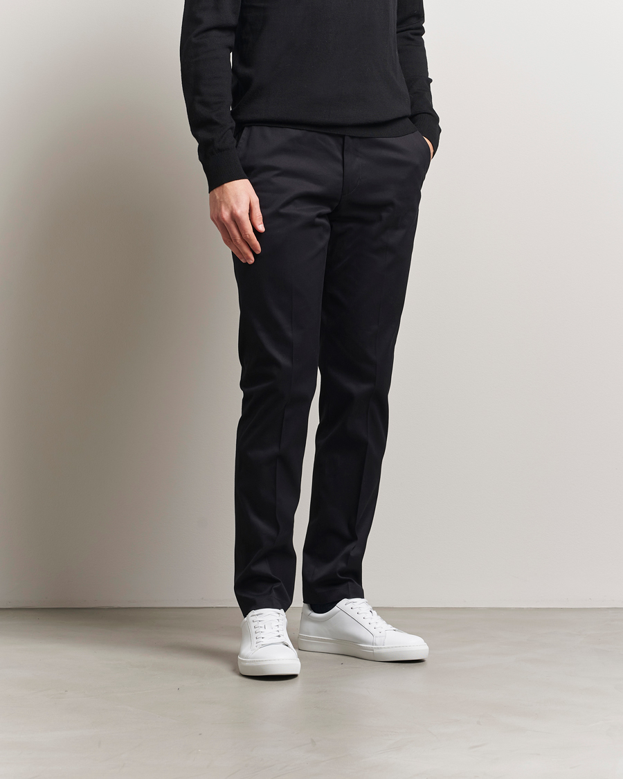 Uomini | Pantaloni | Tiger of Sweden | Tenuta Cotton Chinos Black