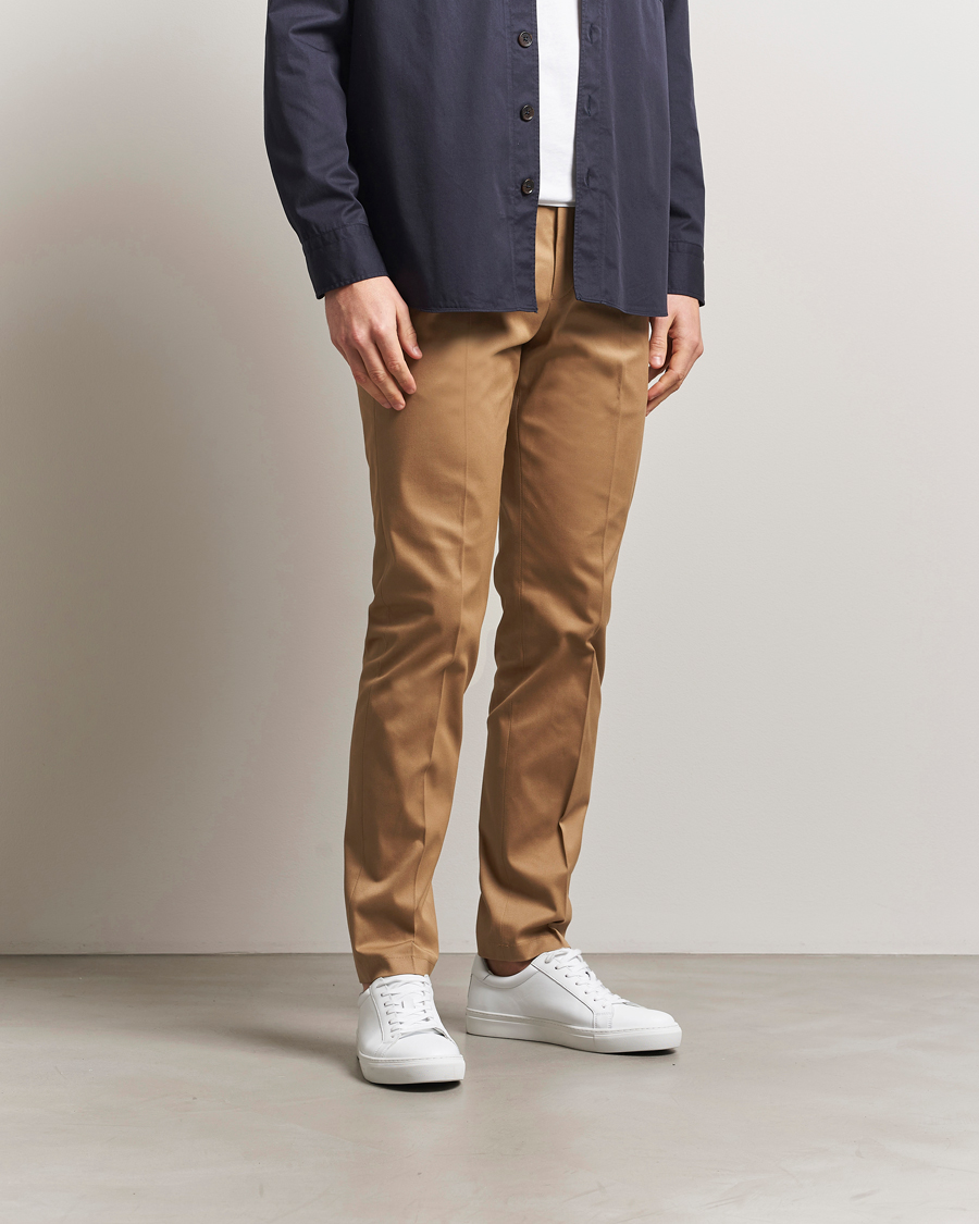 Uomini | Pantaloni | Tiger of Sweden | Tenuta Cotton Chinos Beige