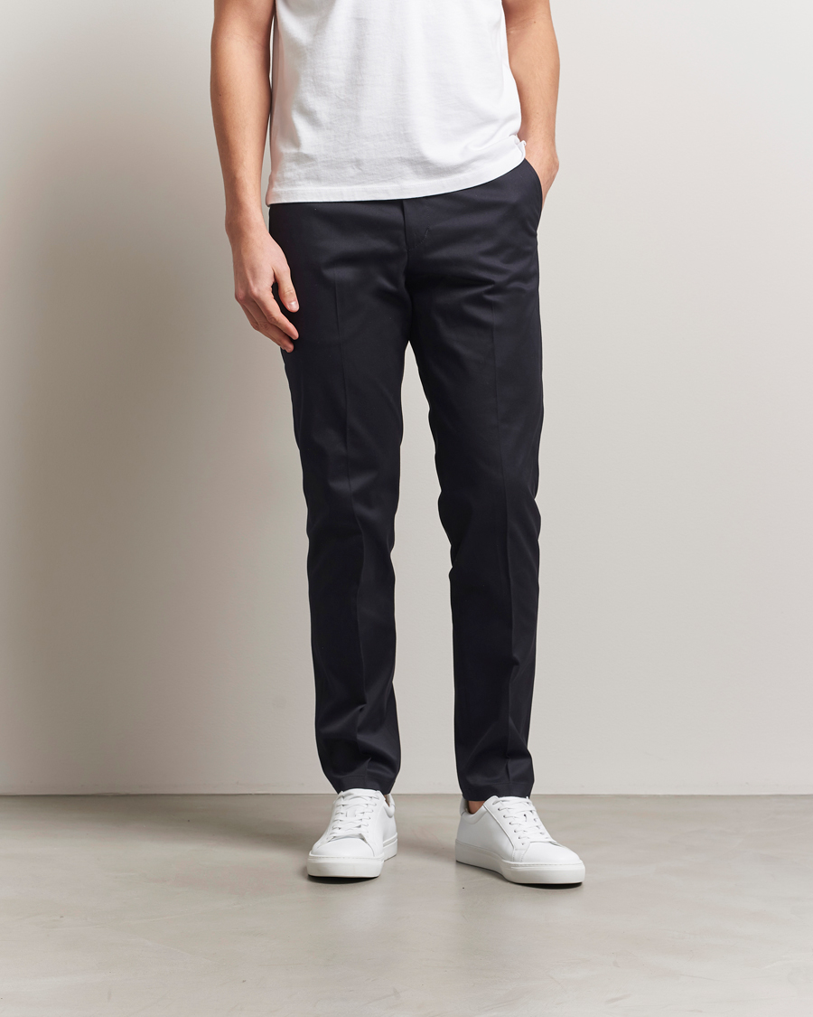 Uomini | Pantaloni | Tiger of Sweden | Tenuta Cotton Chinos Light Ink
