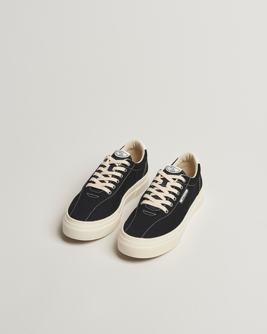 Uomini | Sneakers | Stepney Workers Club | Dellow 02 Cupsole Canvas Sneaker Black