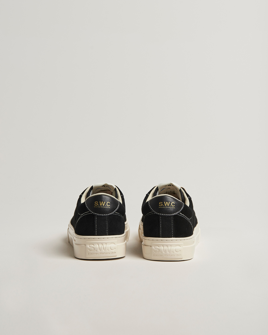 Uomini | Sneakers | Stepney Workers Club | Dellow 02 Cupsole Suede Sneaker Black