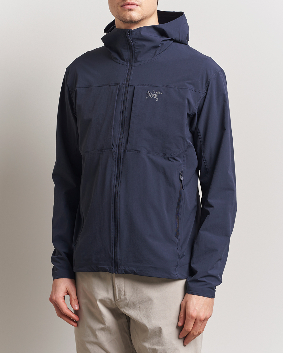 Uomini | Giacche | Arc'teryx | Gamma Lightweight Softshell Hooded Jacket Black Sapphire