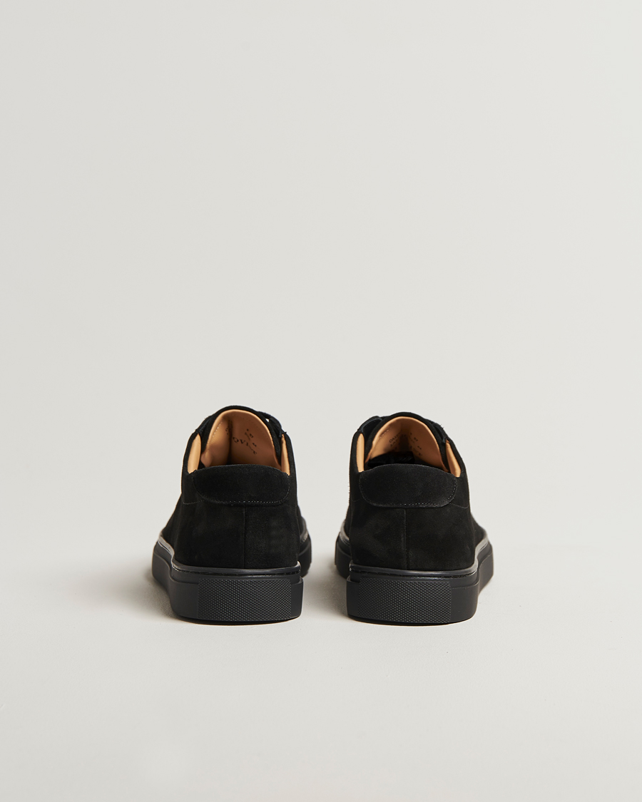 Uomini | Sneakers | Myrqvist | Oaxen Monochrome II Sneaker Black Suede
