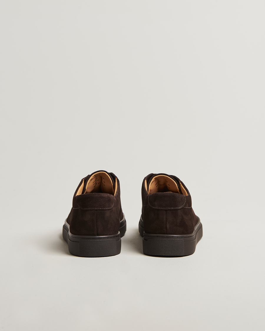 Uomini | Sneakers | Myrqvist | Oaxen Monochrome II Sneaker Dark Brown Suede