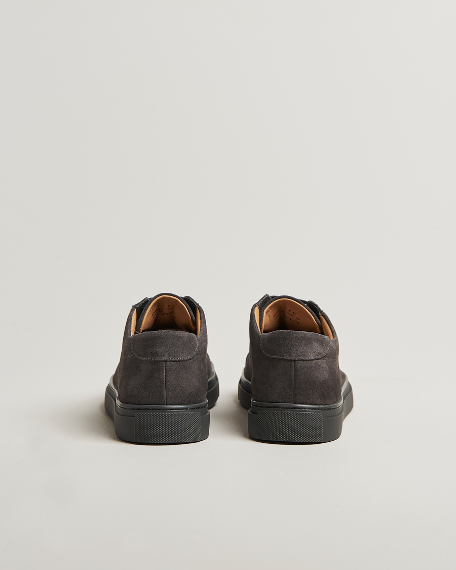 Uomini | Sneakers | Myrqvist | Oaxen Monochrome II Sneaker Dark Grey Suede