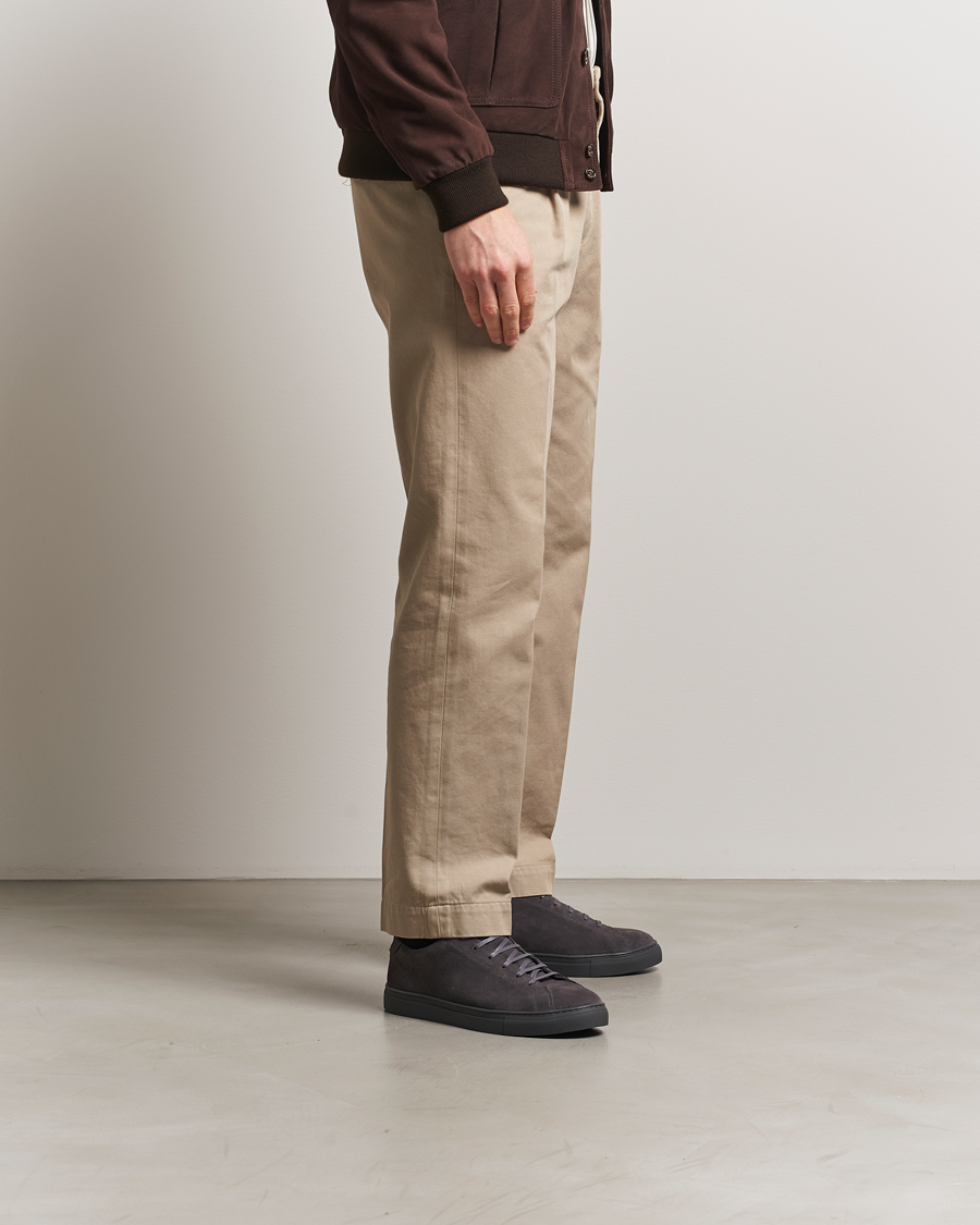 Uomini | Sneakers | Myrqvist | Oaxen Monochrome II Sneaker Dark Grey Suede