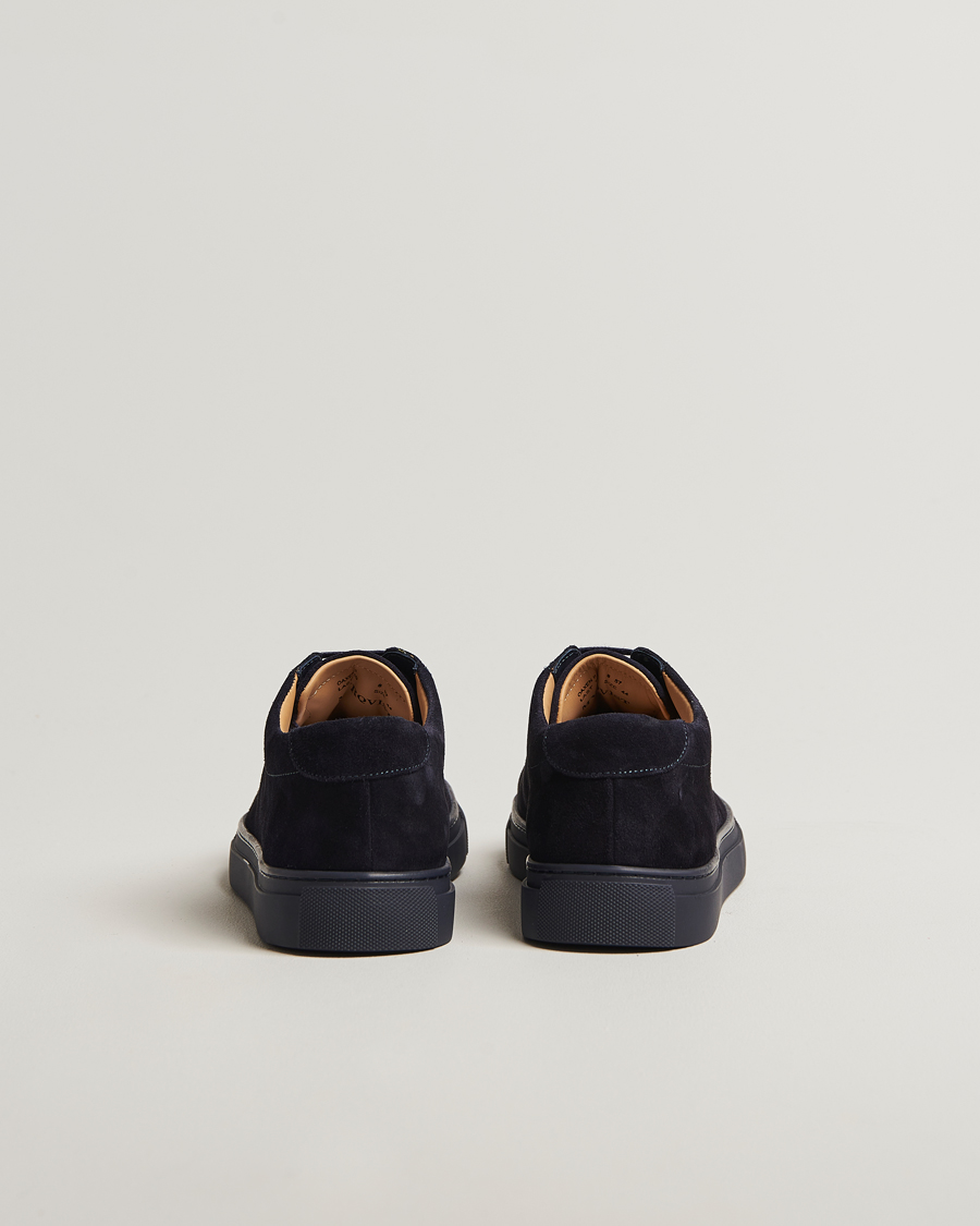 Uomini | Sneakers | Myrqvist | Oaxen Monochrome II Sneaker Navy Suede