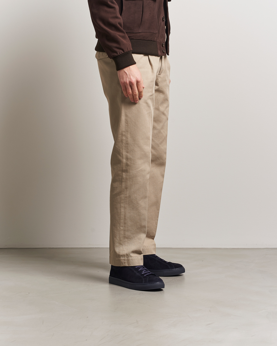 Uomini | Sneakers | Myrqvist | Oaxen Monochrome II Sneaker Navy Suede