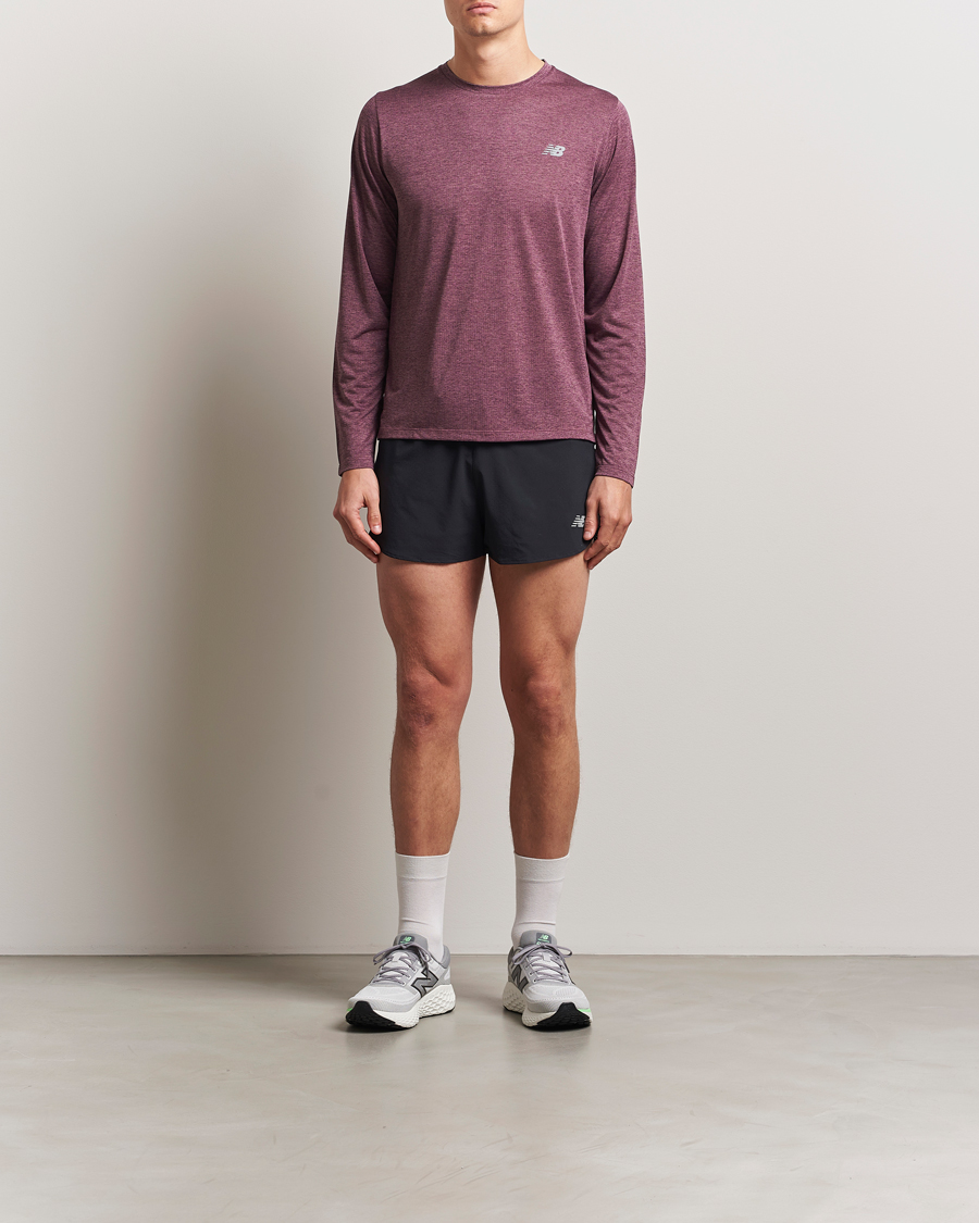 Uomini | Pantaloncini | New Balance Running | Split Shorts Black