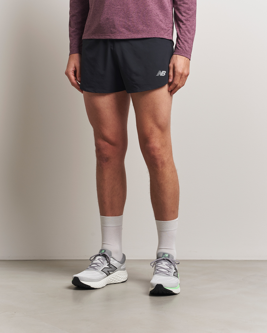 Uomini | Pantaloncini | New Balance Running | Split Shorts Black