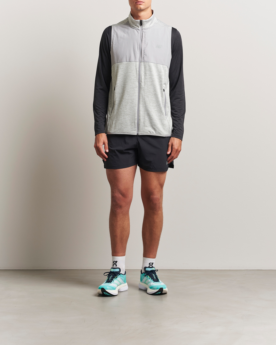 Uomini | Giacche | New Balance Running | New Balance Heat Grid Vest Grey