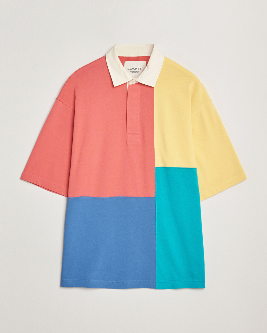 Uomini | Polo | GANT 240 Mulberry Street | Colorblocked Heavy Rugger Polo Multi
