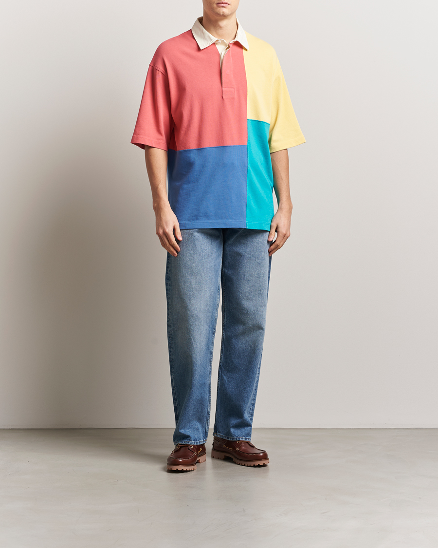 Uomini | Polo | GANT 240 Mulberry Street | Colorblocked Heavy Rugger Polo Multi
