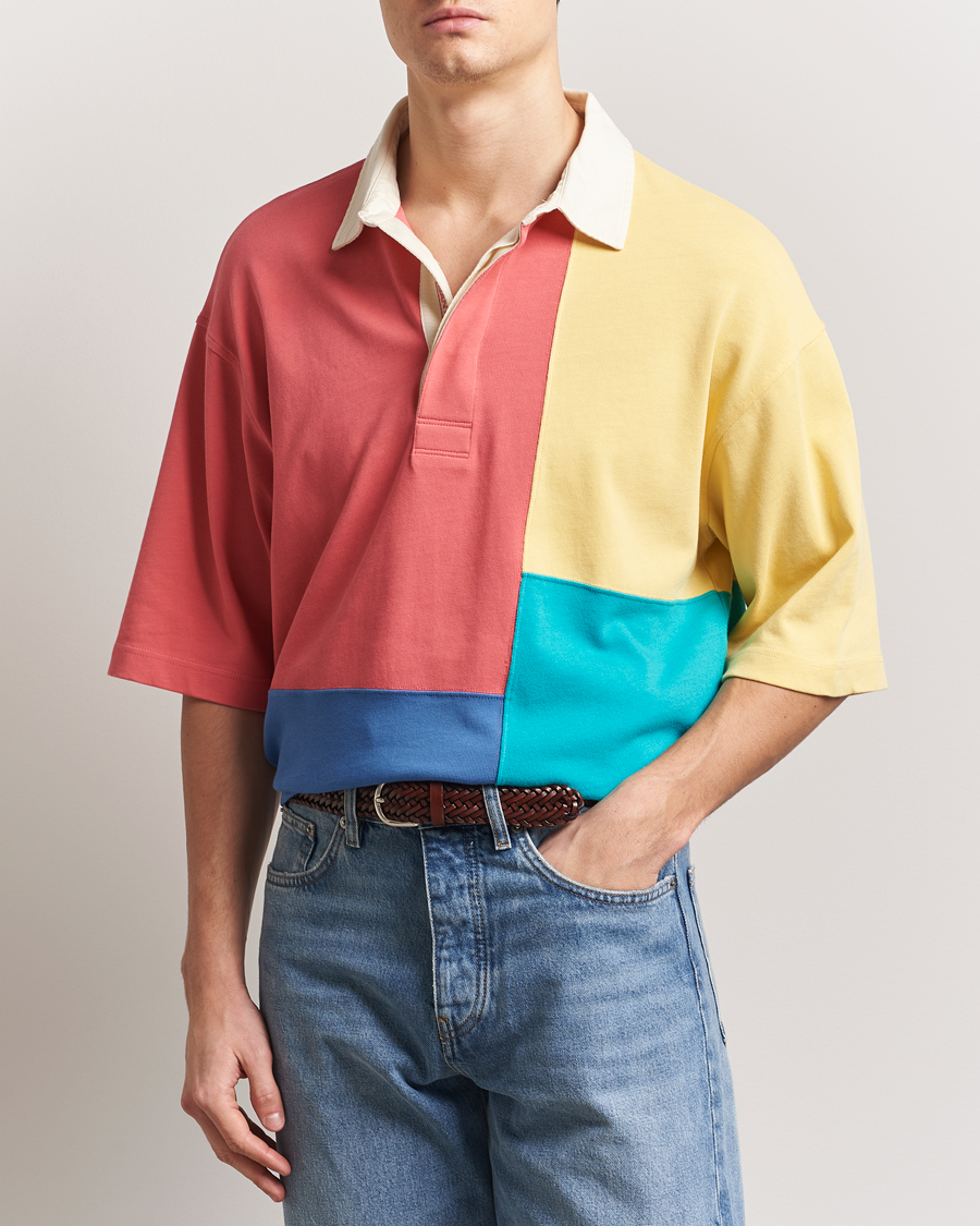 Uomini | Polo | GANT 240 Mulberry Street | Colorblocked Heavy Rugger Polo Multi