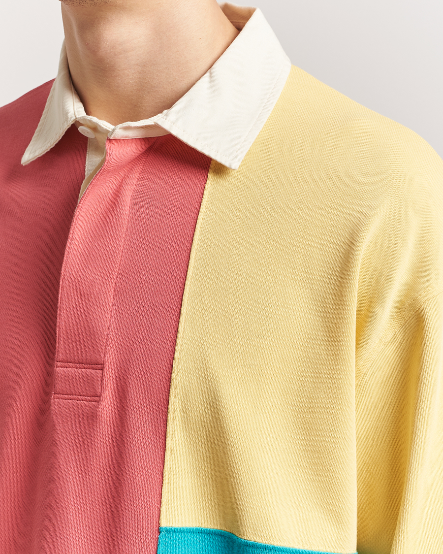 Uomini | Polo | GANT 240 Mulberry Street | Colorblocked Heavy Rugger Polo Multi