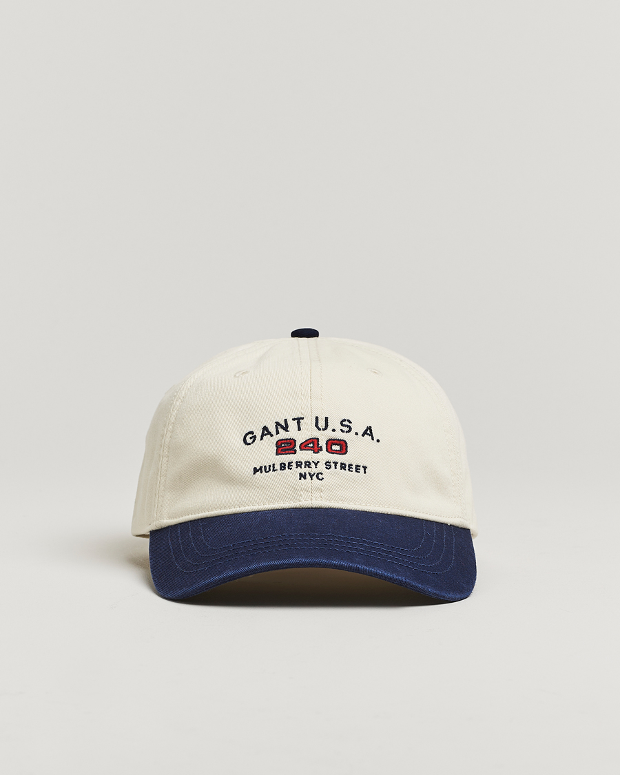 Uomini | GANT 240 Mulberry Street USA 240 Cap Cream | GANT 240 Mulberry Street | USA 240 Cap Cream