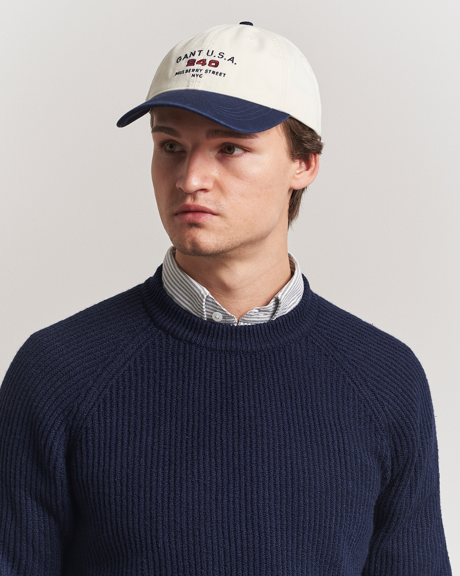 Uomini | GANT 240 Mulberry Street USA 240 Cap Cream | GANT 240 Mulberry Street | USA 240 Cap Cream
