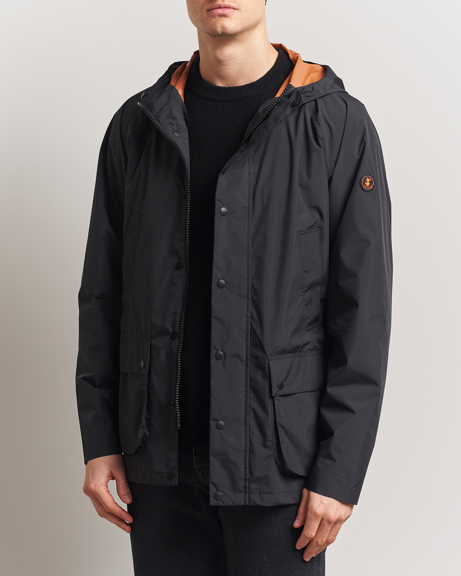 Uomini | Giacche | Save The Duck | Ghibli Wind/Water Resistant Hooded Jacket Black