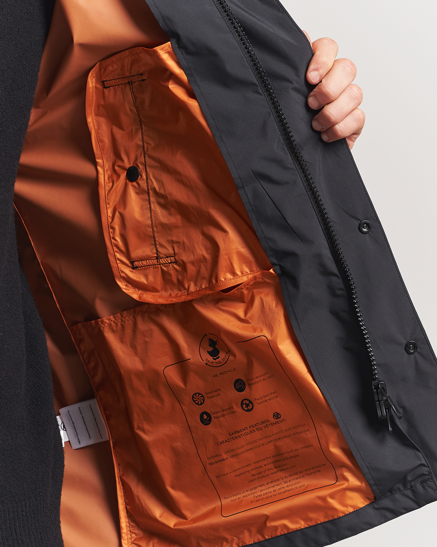 Uomini | Giacche | Save The Duck | Ghibli Wind/Water Resistant Hooded Jacket Black