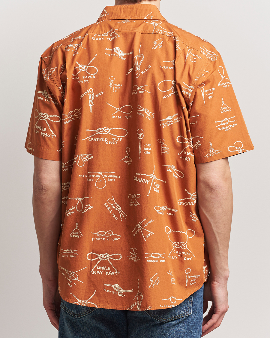 Uomini | Camicie | Filson | Washed Short Sleeve Shirt Bourbon