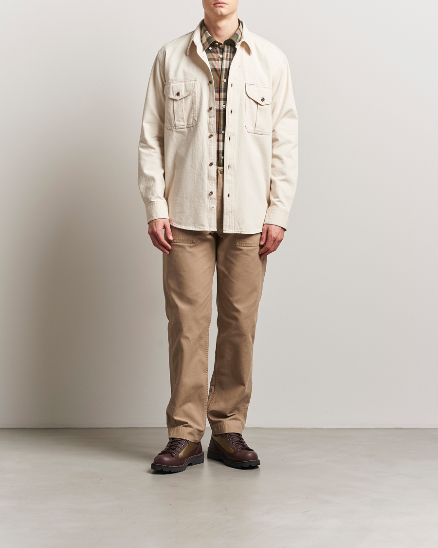 Uomini | Camicie | Filson | Denim Guide Shirt Natural Seed