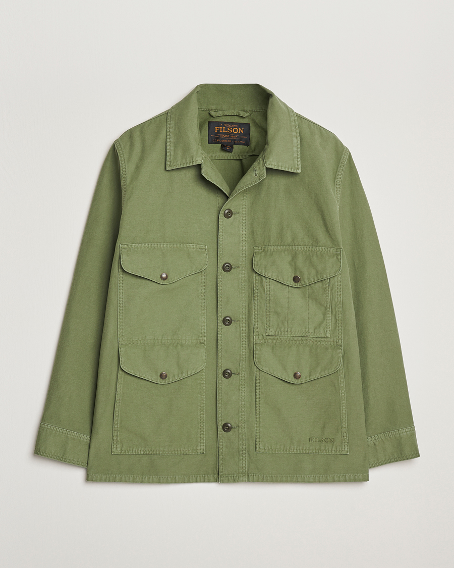 Uomini | Giacche | Filson | Reverse Sateen Field Cruiser Washed Green