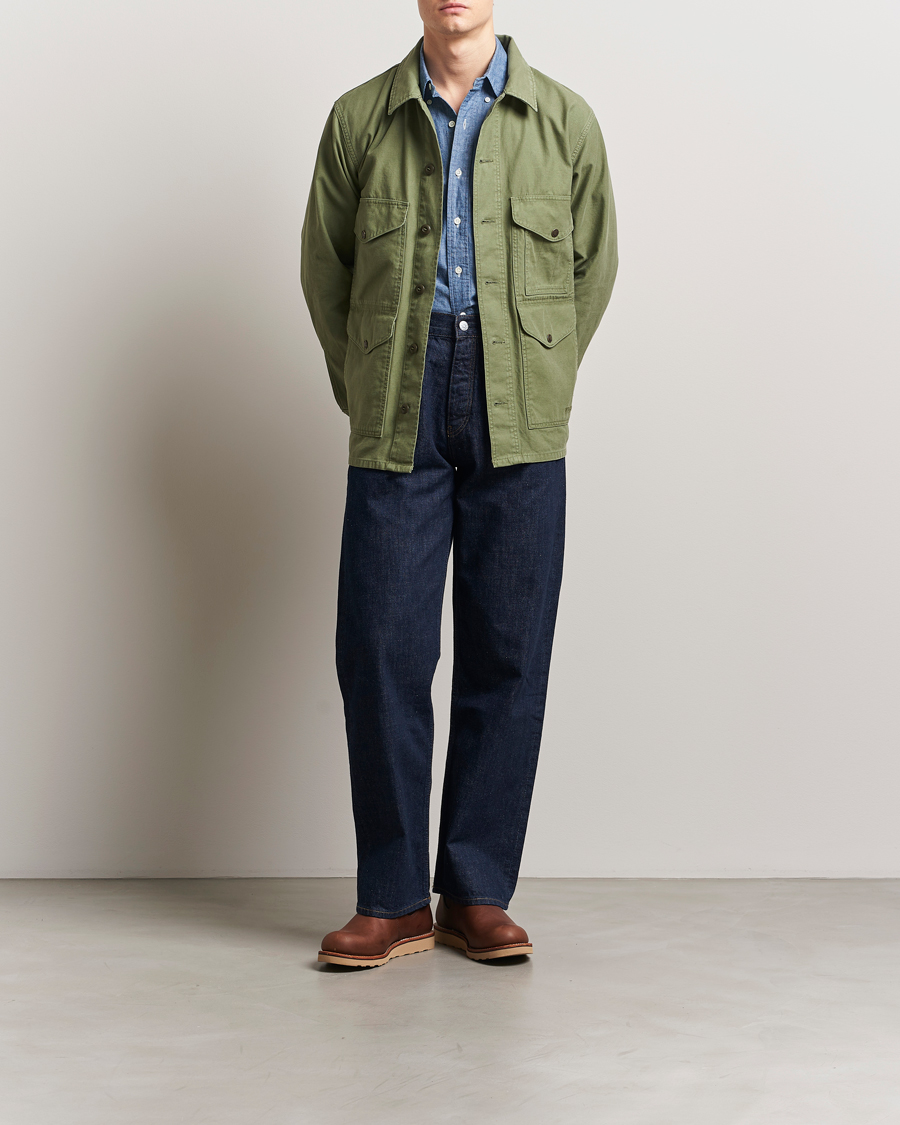 Uomini | Giacche | Filson | Reverse Sateen Field Cruiser Washed Green