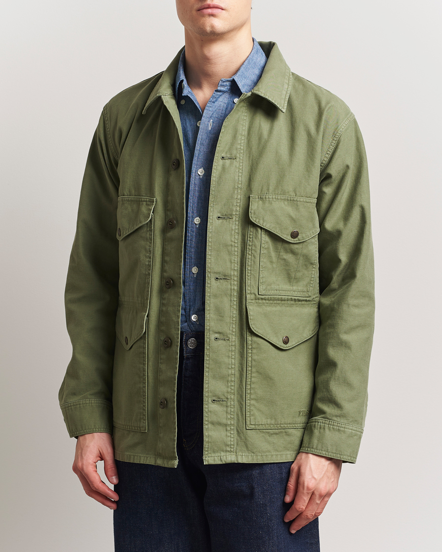 Uomini | Giacche | Filson | Reverse Sateen Field Cruiser Washed Green