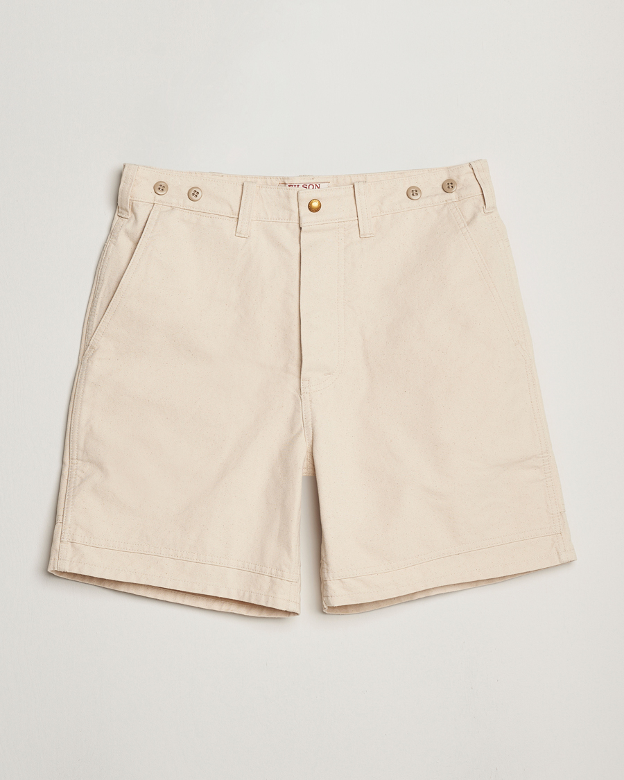 Uomini | Pantaloncini | Filson | Dry Tin Shorts Natural Seed
